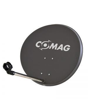 Comag 57cm Antenne Stahl/Stahl anthrazit mit Aufdruck