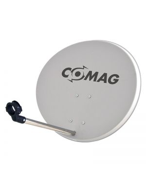 Comag 57cm Antenne Stahl/Stahl lichtgrau mit Aufdruck